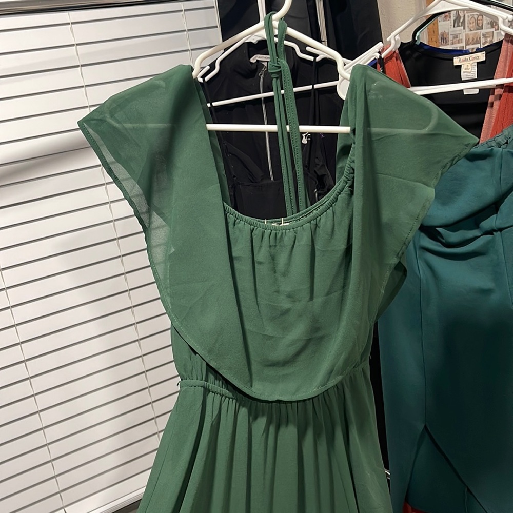 Baltic Born Hunter Green Maxi Dress.